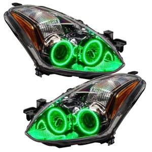 Nissan Altima Headlight Halo Kit - ORACLE Lighting - Green - `10-`12